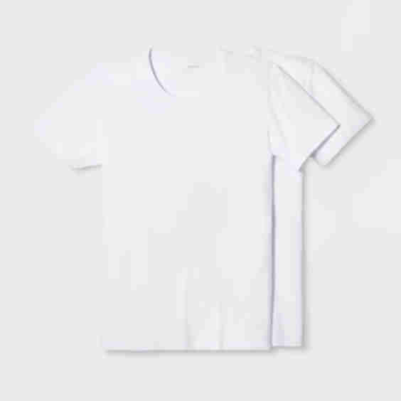 Mens 2 Pk Crew Neck Undershirt