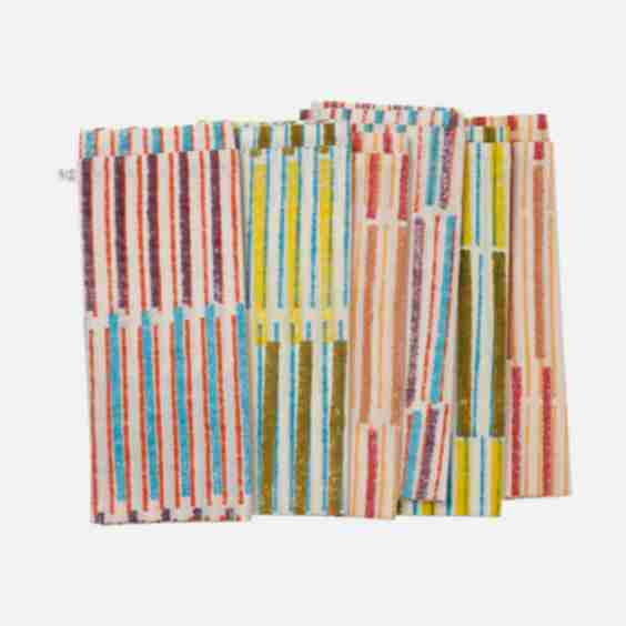 Candy Stripe Mix Napkin, Set of 6