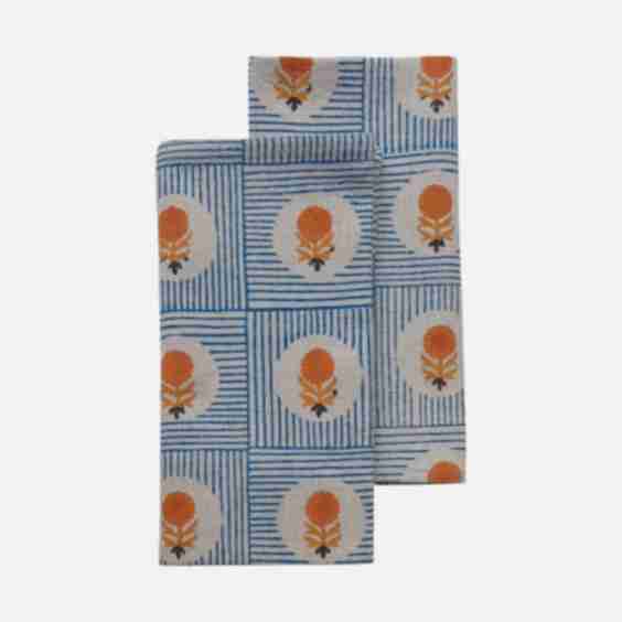 Namita Block-Printed Table Napkin, Set of 4