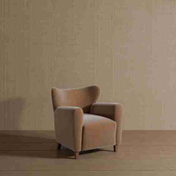 Classic Curved Armchair