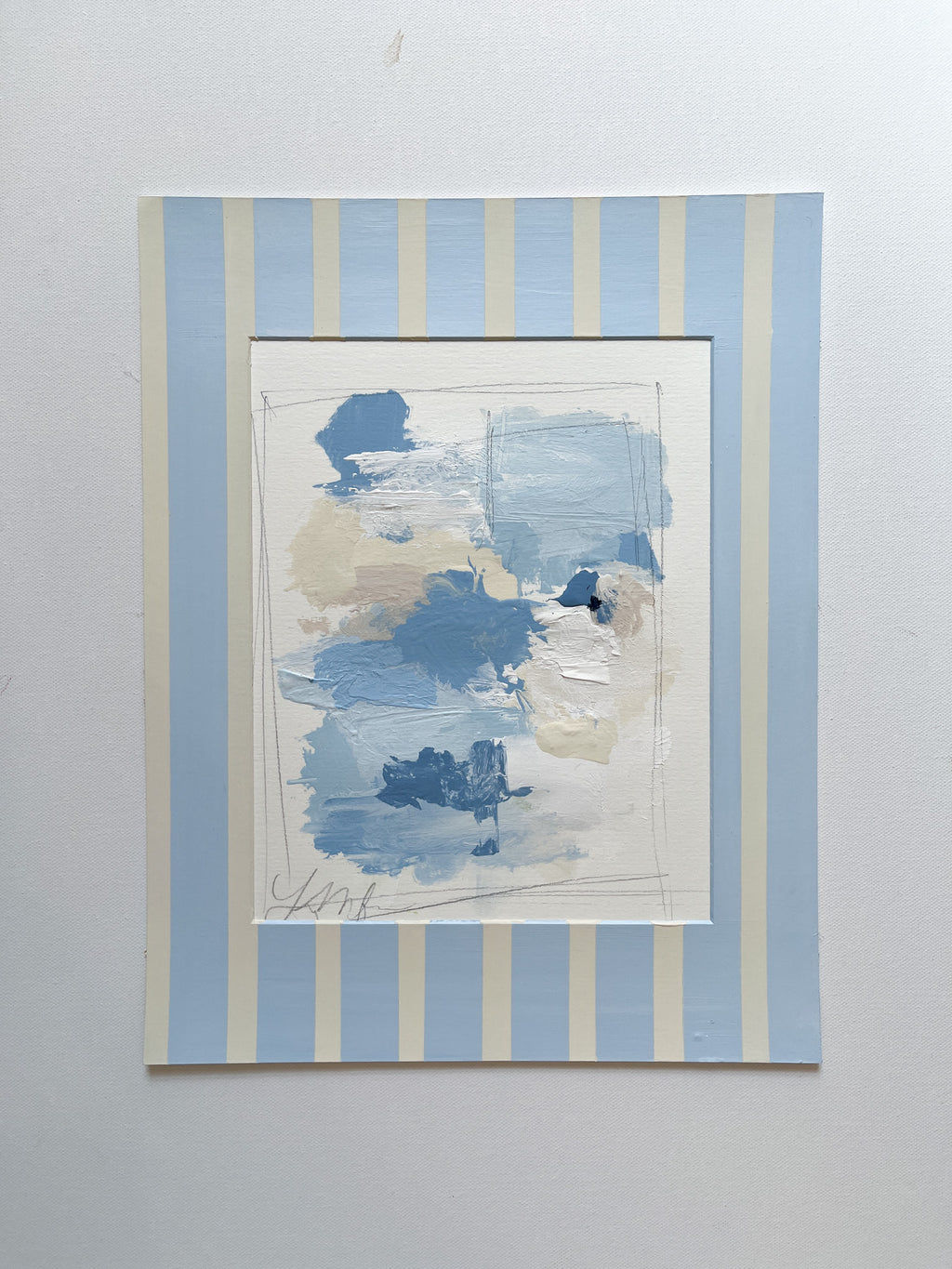 Brume Bleu Art Print 