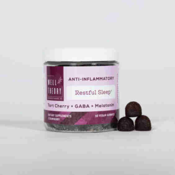 Restful Sleep Gummy: Tart Cherry Extract, Melatonin, Chamomile & GABA