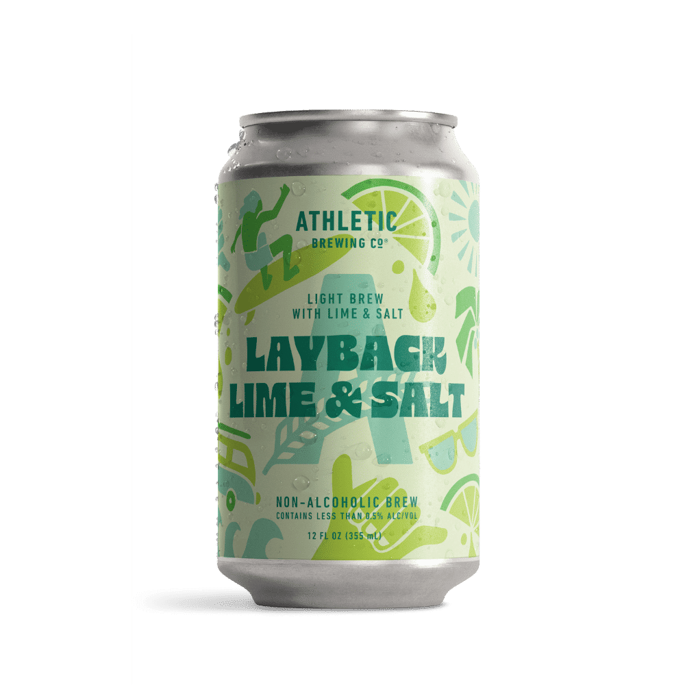 Non-Alcoholic Layback Lime & Salt Non-Alcoholic Beer