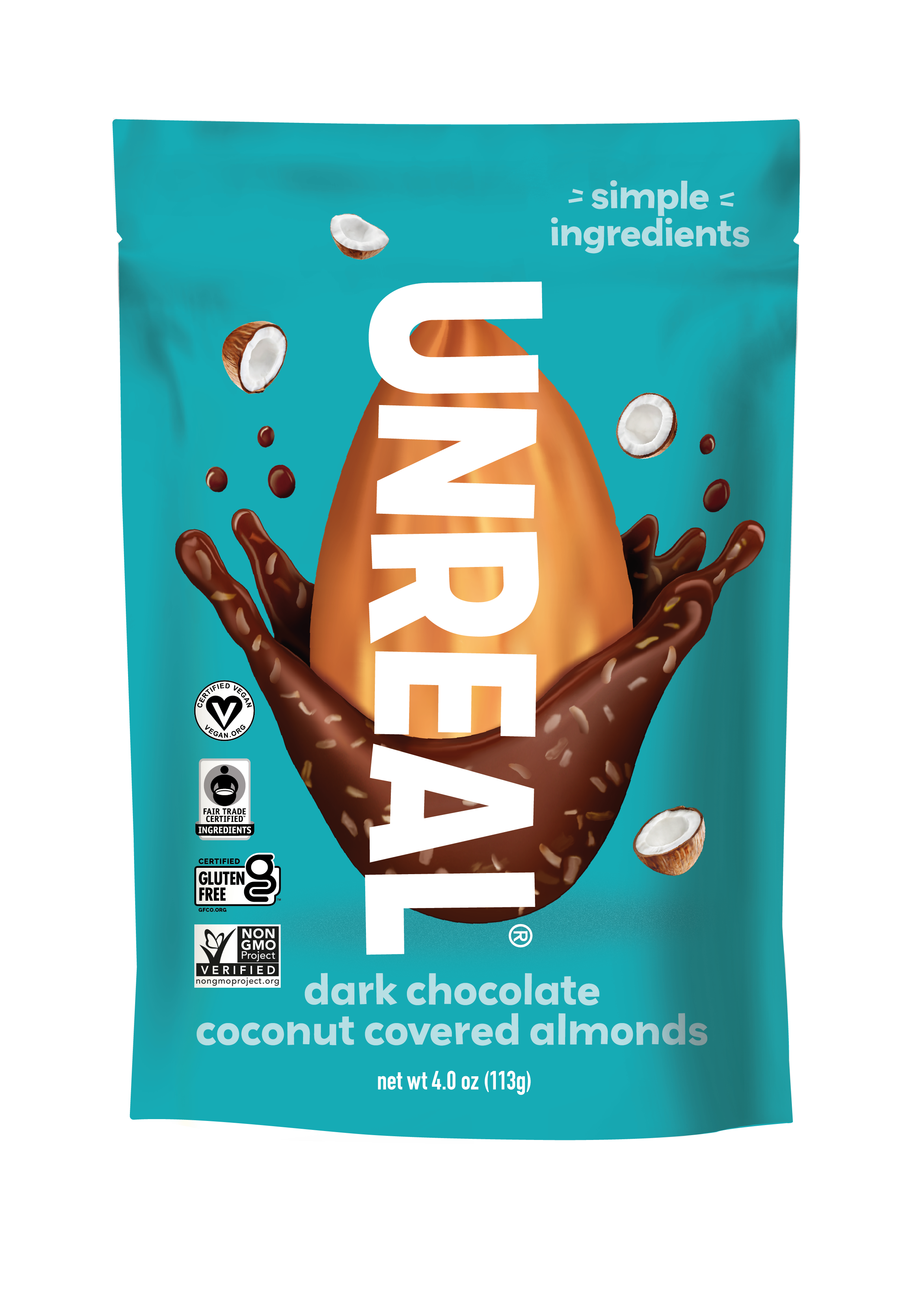 Dark Chocolate Coconut Covered Almonds