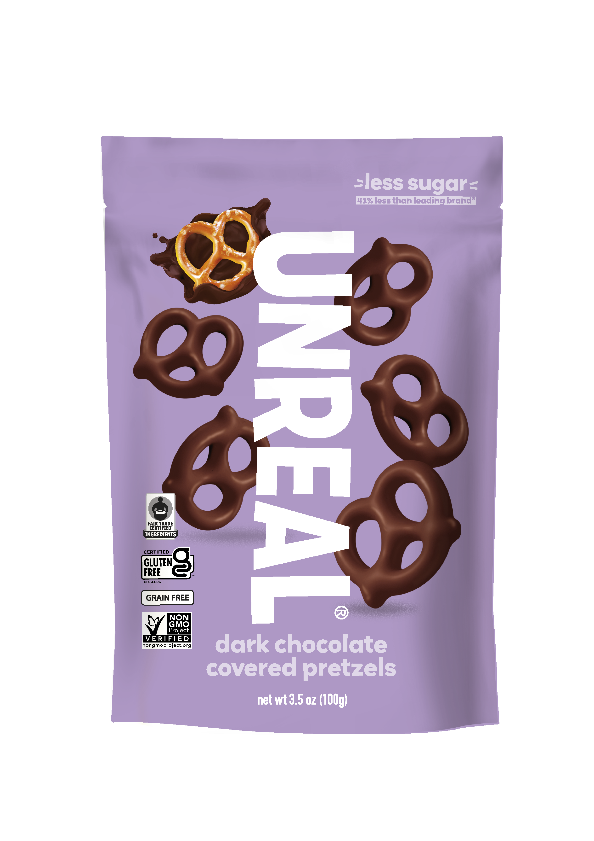 Dark Chocolate Covered Pretzels 3.5 oz