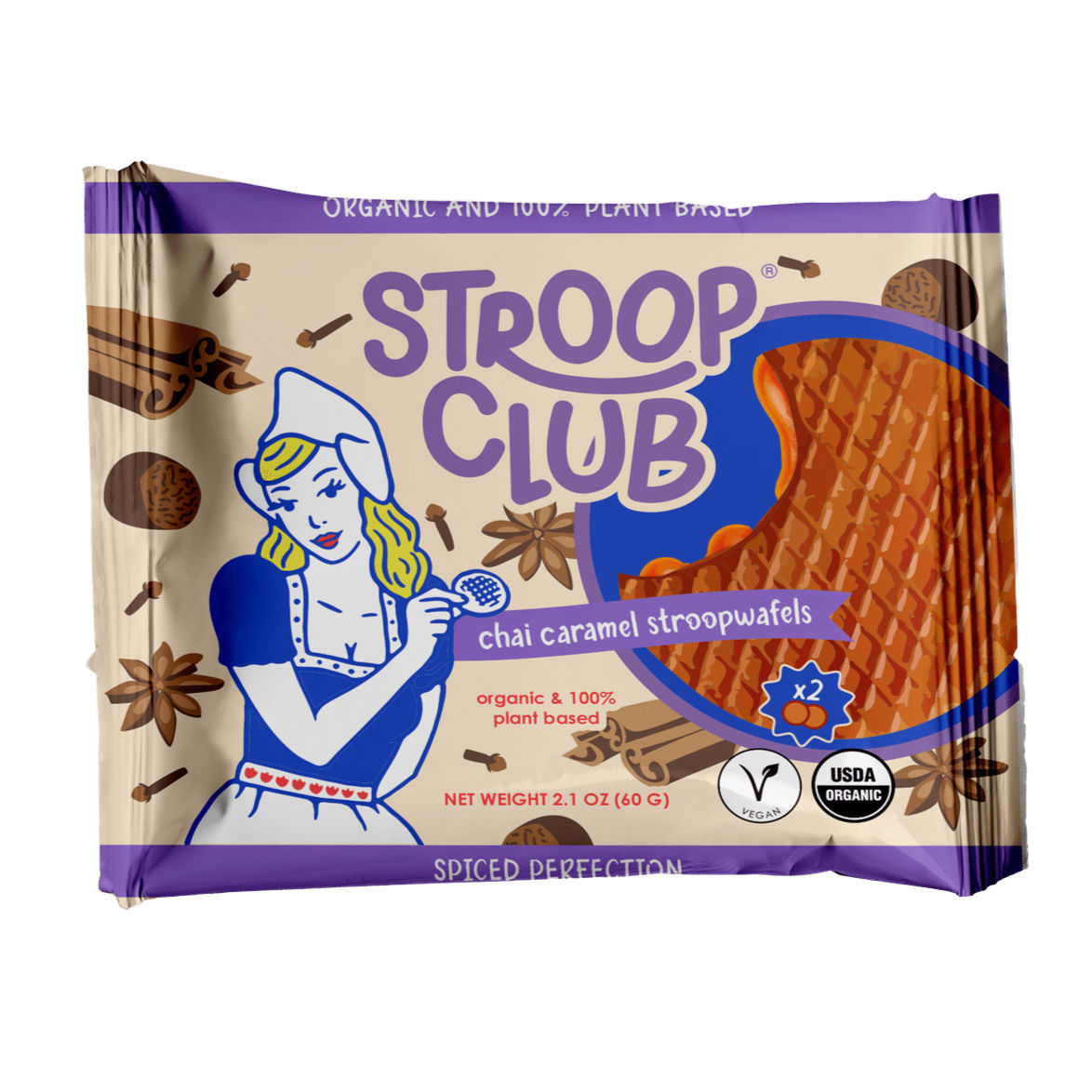 Vegan Stroopwafel Cookies 