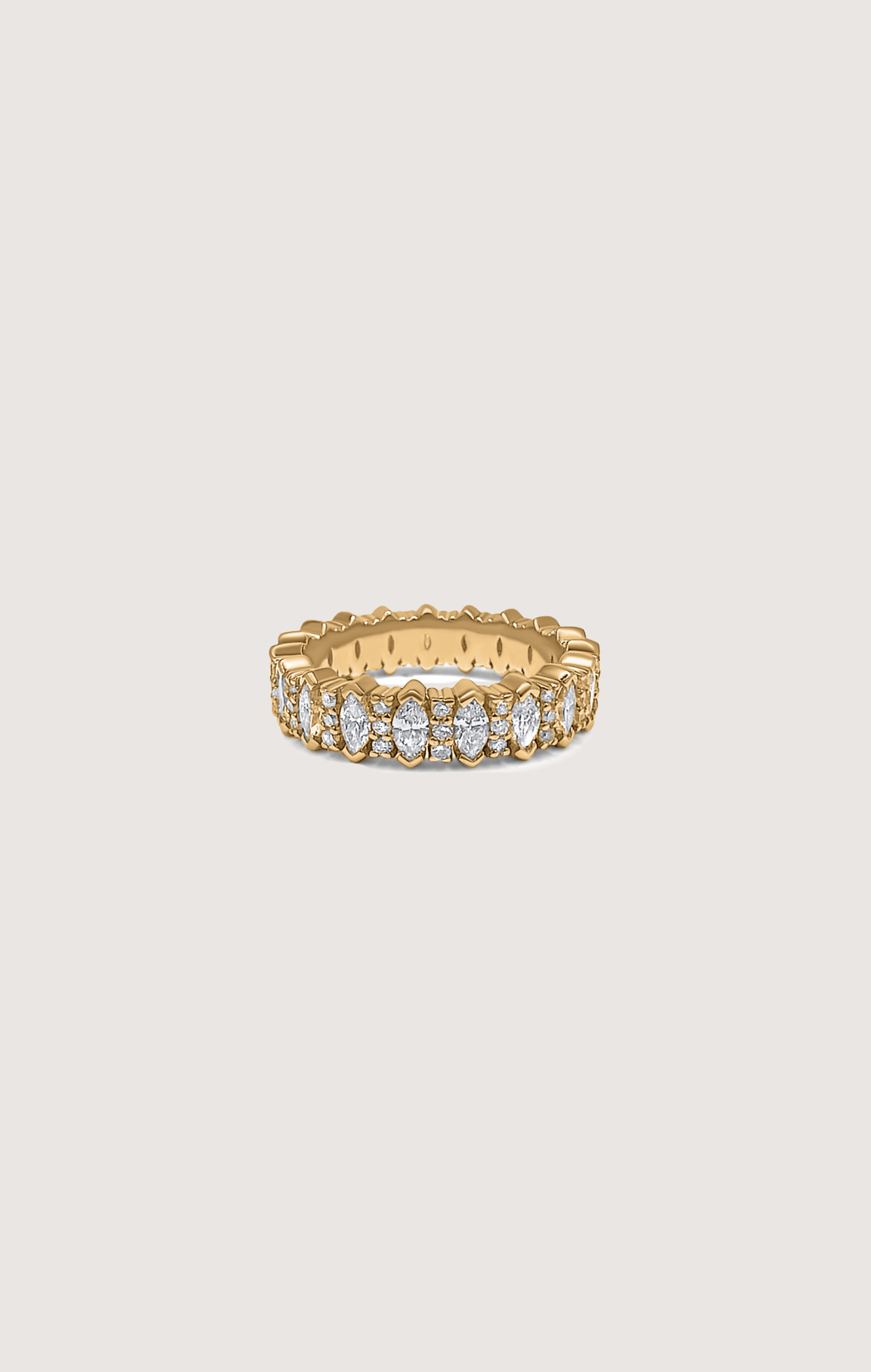 Mini Phoenix Marquise & Round Eternity Ring