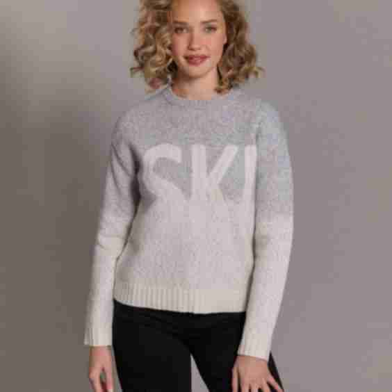 100 Merino Snowfall Ski Crew