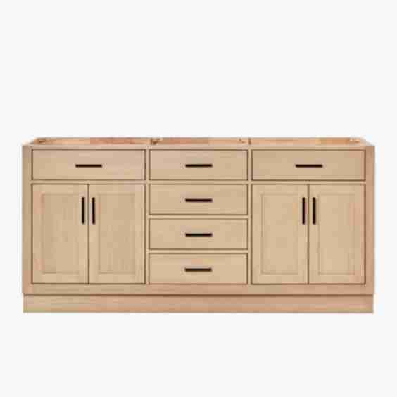 Hepburn 72 In Double Sink Base Cabinet     