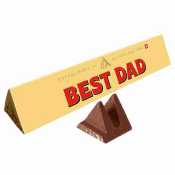 "Best Dad" Milk Chocolate Bar 340g