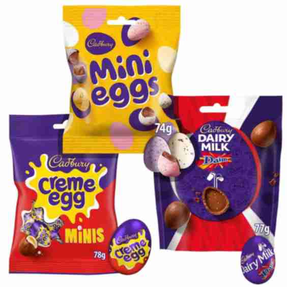 Mini Eggs & Creme Egg Minis Chocolate Bags (Bundle of 3)