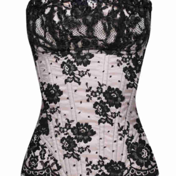 Cornely Lace Corset Scarlet