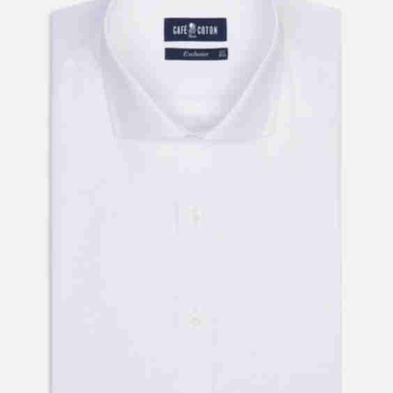Long Sleeves Pin Point Fitted Shirt