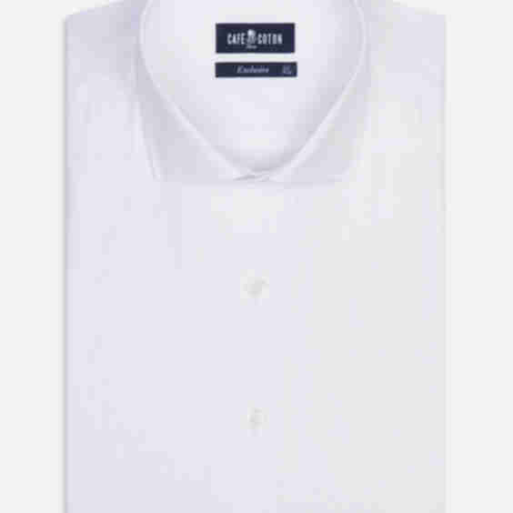 Long Sleeves Fitted Poplin Shirt