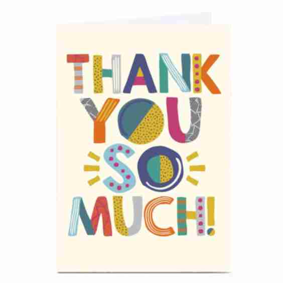 Thank You Card - Thank You So Much!