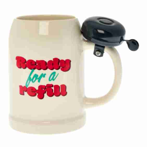 Ready for a Refill Tankard & Bell