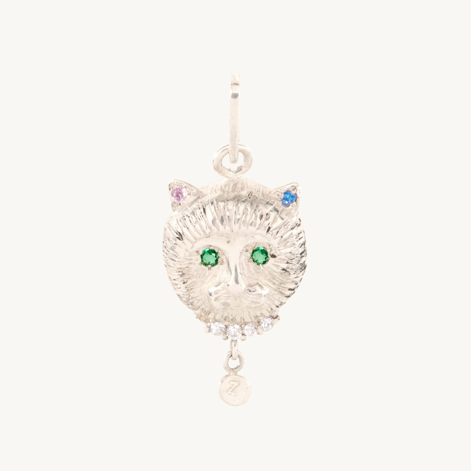 Jeweled Cat Charm