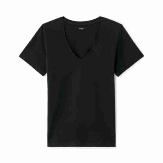 V-neck Cotton T-shirt