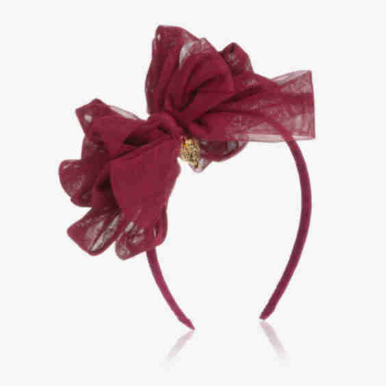 Girls Tulle Bow Hairband