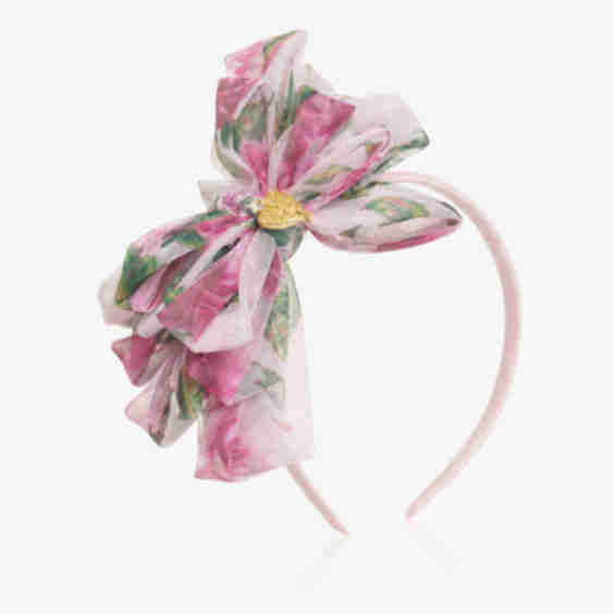 Girls Rose Tulle Hairband