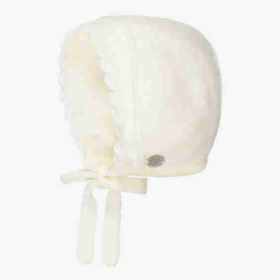 Knitted Bonnet with Trims