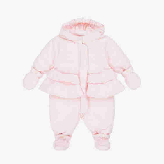 Padded Ruffle Snowsuit