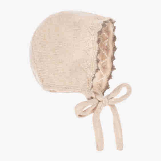 Baby Girls Knitted Bonnet