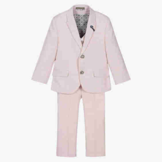 Boys Check Tropez Suit