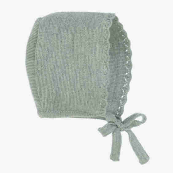 Baby Girls Knitted Bonnet