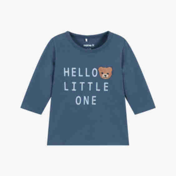 Cotton Top With Embroidered Bear
