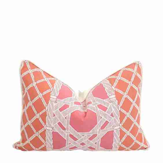 Vero Beach Collection Trelliage Lumbar Pillow 