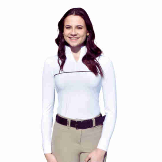 Ultra Breathable Monochromatic Long Sleeve Show Shirt 