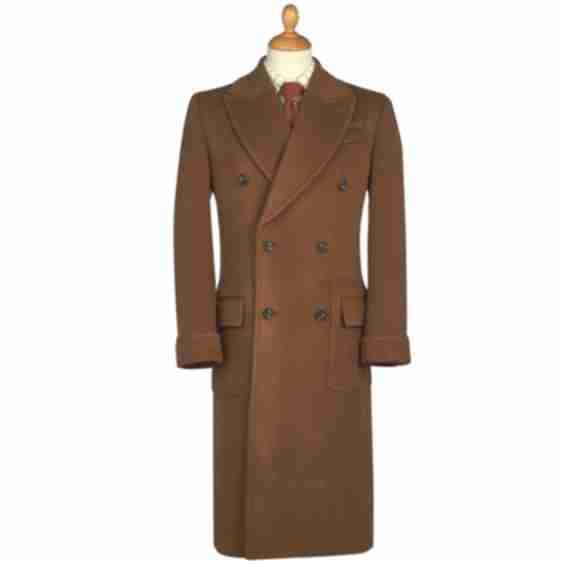 Chestnut Double Breasted Polo Coat