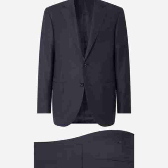 Glen Plaid Wool Suit
