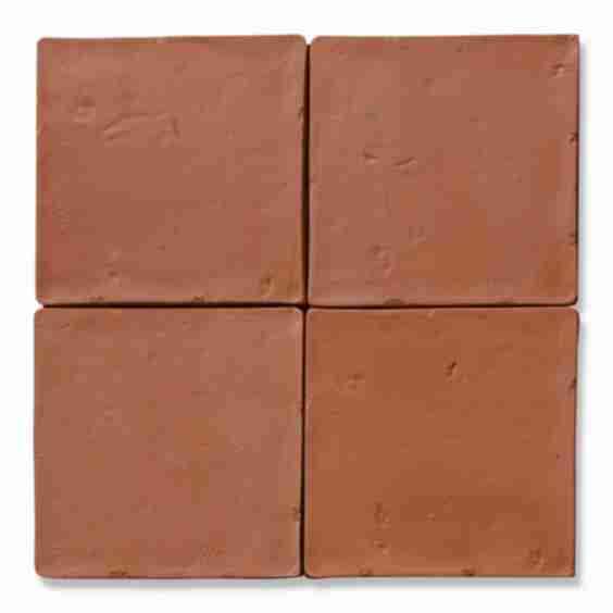 Hand Made Matte Terracotta Tiles 6 X 6