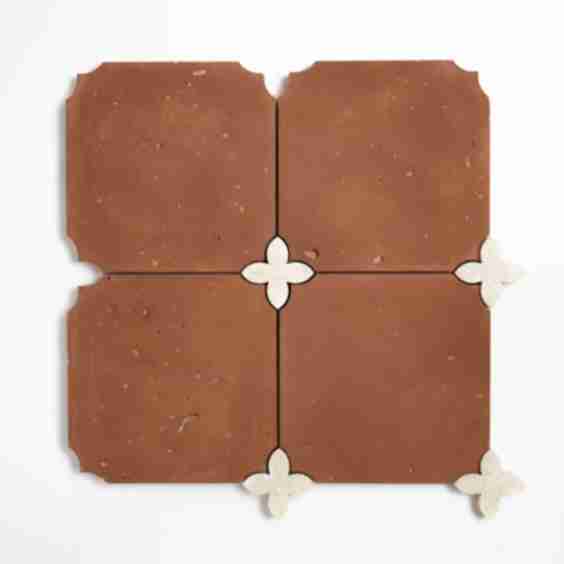 Diana Royal Rustic Terracotta Honed Loto Marble Mosaics 11 5 8 X 11 5 8