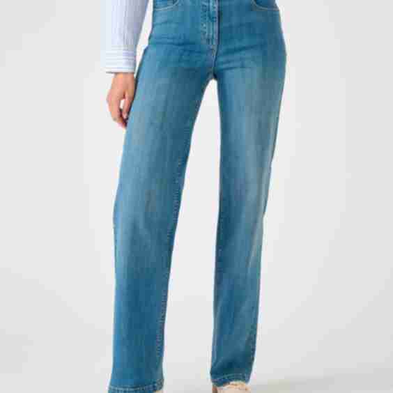 Perfect Fit Wide-Leg Jeans