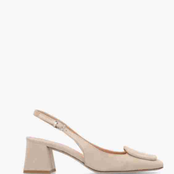 Nessie Block Heel Sling Backs