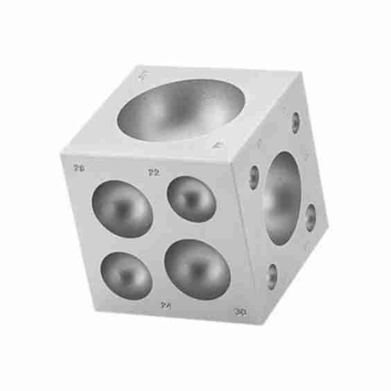 Steel Dapping Die Cube