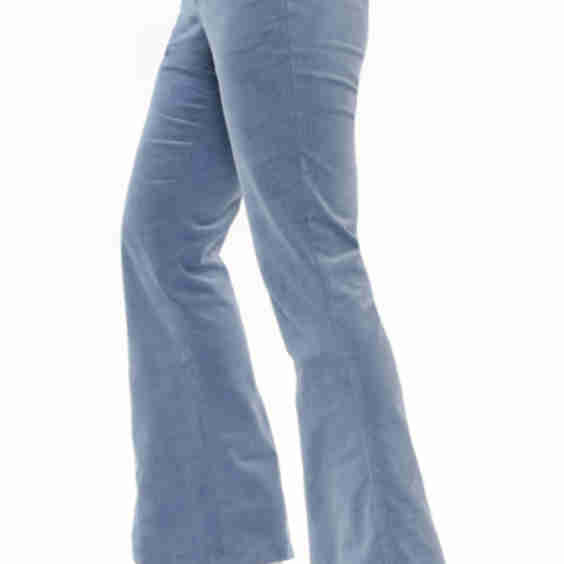 70s Corduroy Hip Hugger Flare Pants