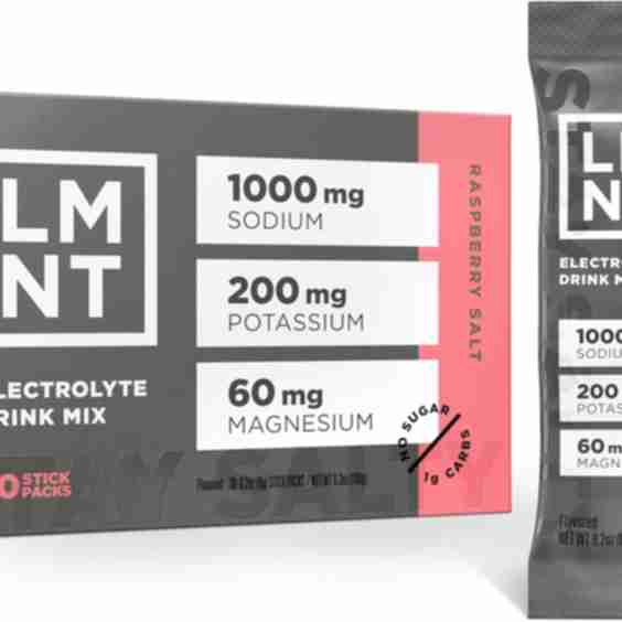 Zero Sugar Electrolytes Raspberry Salt Drink Mix 30 Count
