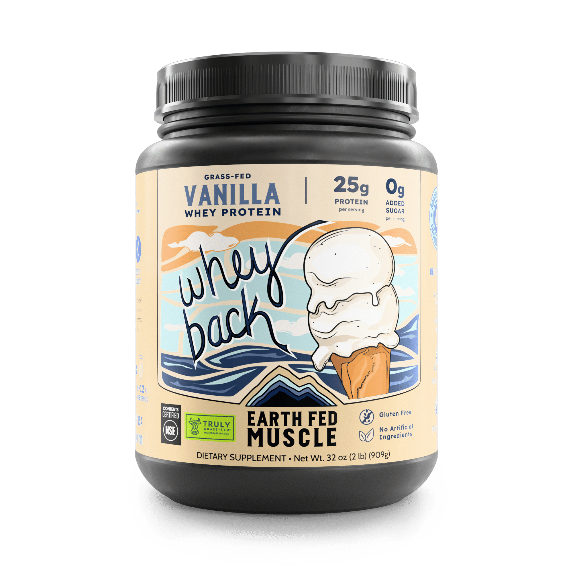 Whey Back Vanilla Grass-Fed Whey Protein