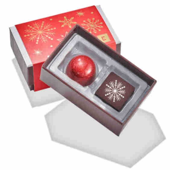 2 Piece Holiday Chocolate Stocking Stuffer