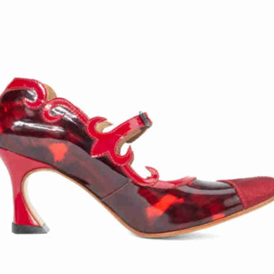 Emmeline Mary Jane Heels with Applique 