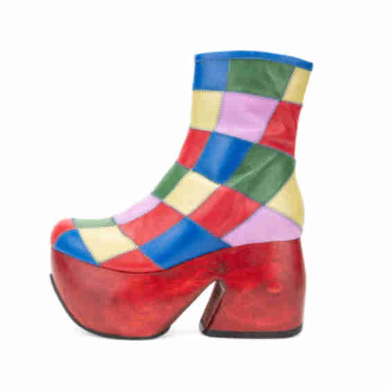 Sarah Squirm Multi Colour Fluevog X Sarah Sherman Fluevog Shoes