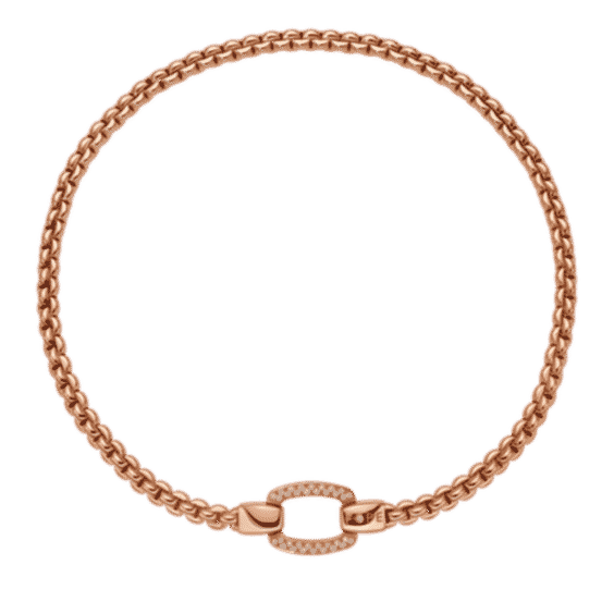 Flexit Necklace With Diamond Pave Clasp