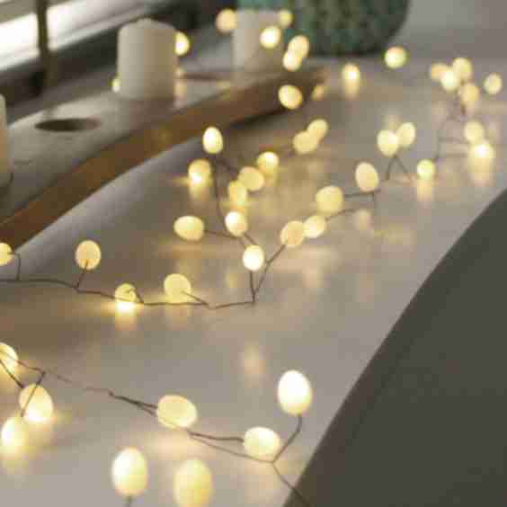 Teardrop Opaque Light Chain