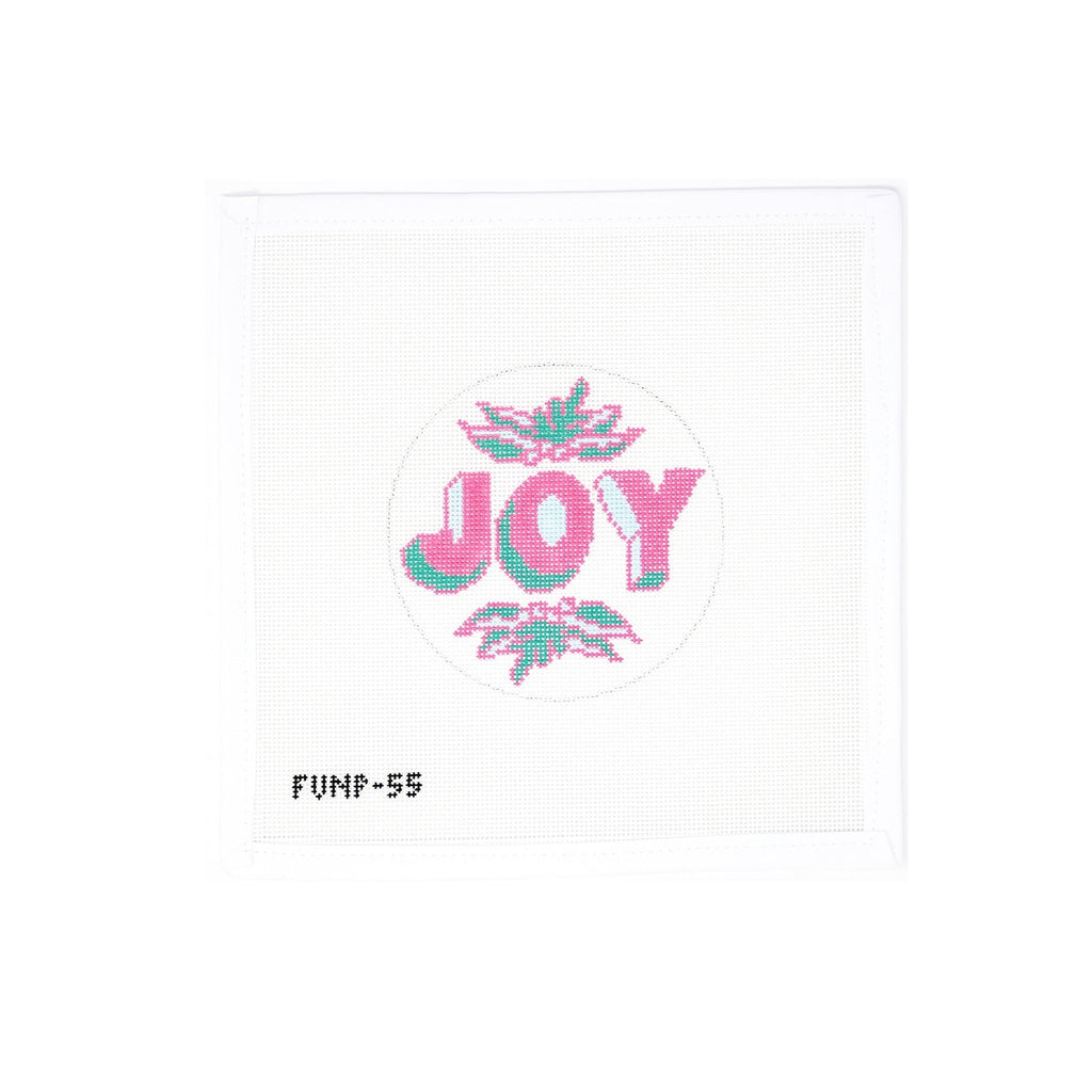 Joy Round Canvas