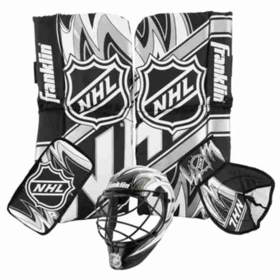 Mini Hockey Goalie Equipment and Mask Set