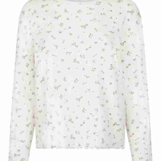 Pointelle Pyjama Top